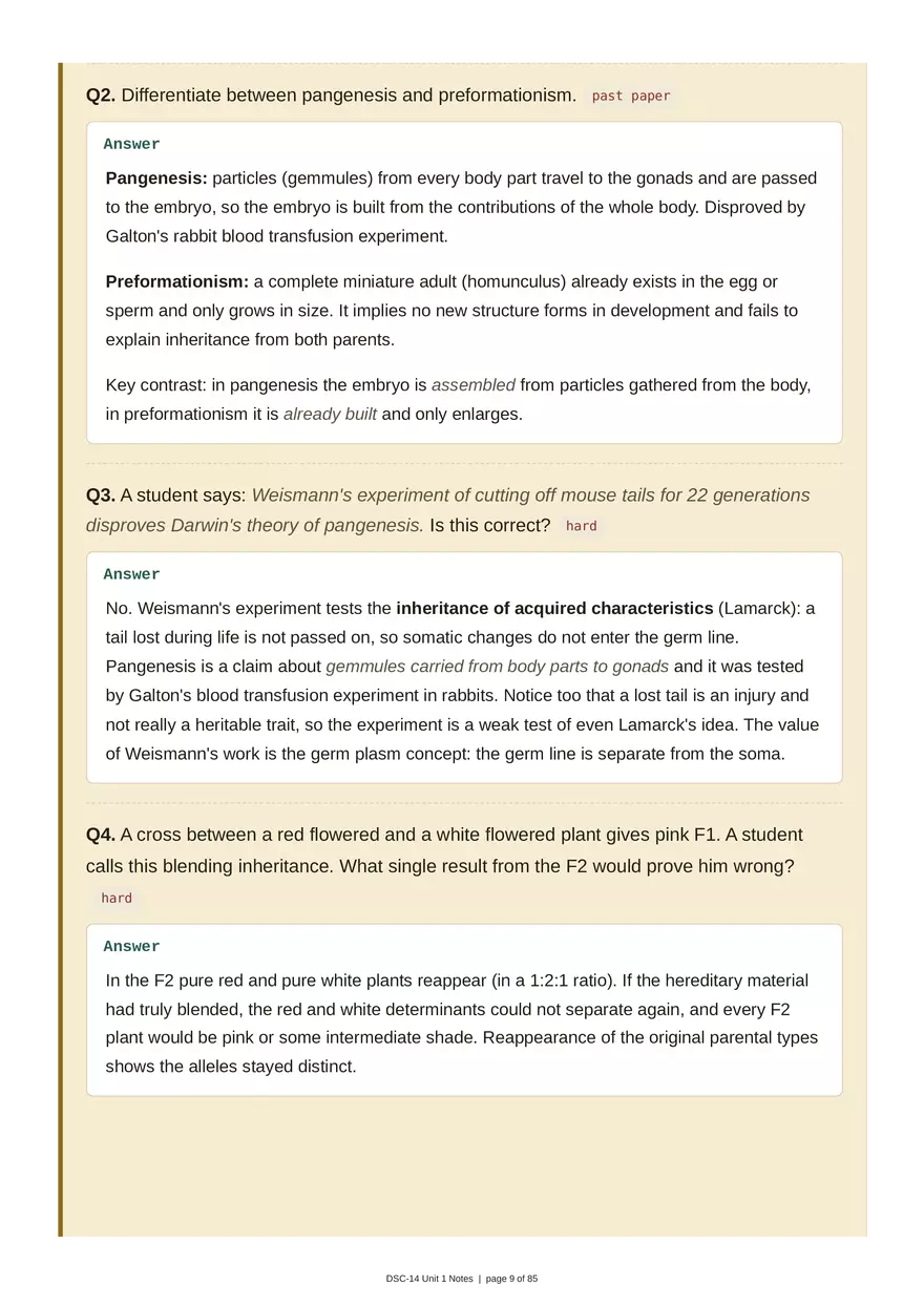 Unit 1: Transmission Genetics - Page 79