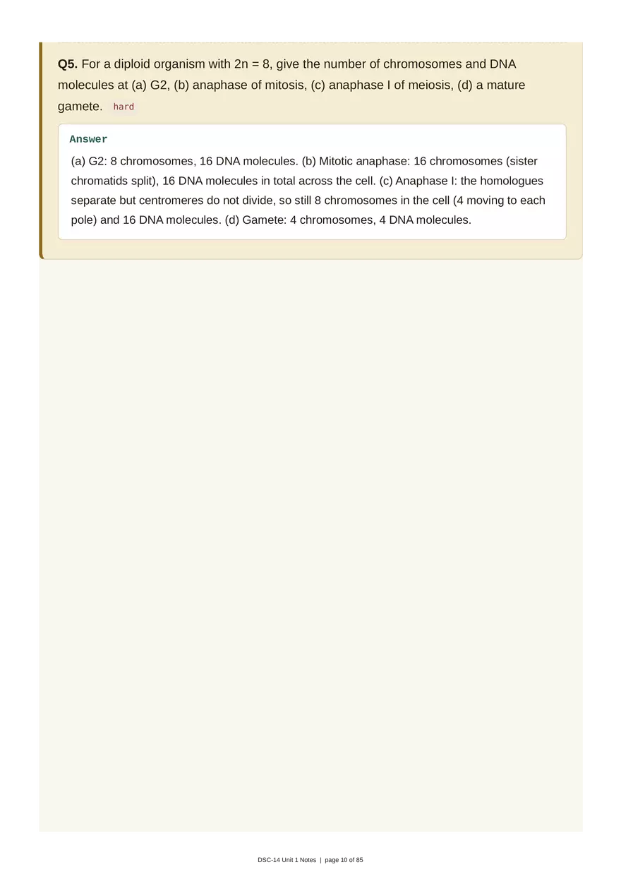 Unit 1: Transmission Genetics - Page 85