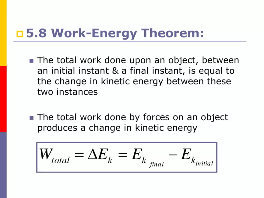 5 - WorkPowerEnergy - Conservation & Work-Energy Theorem - Page 16