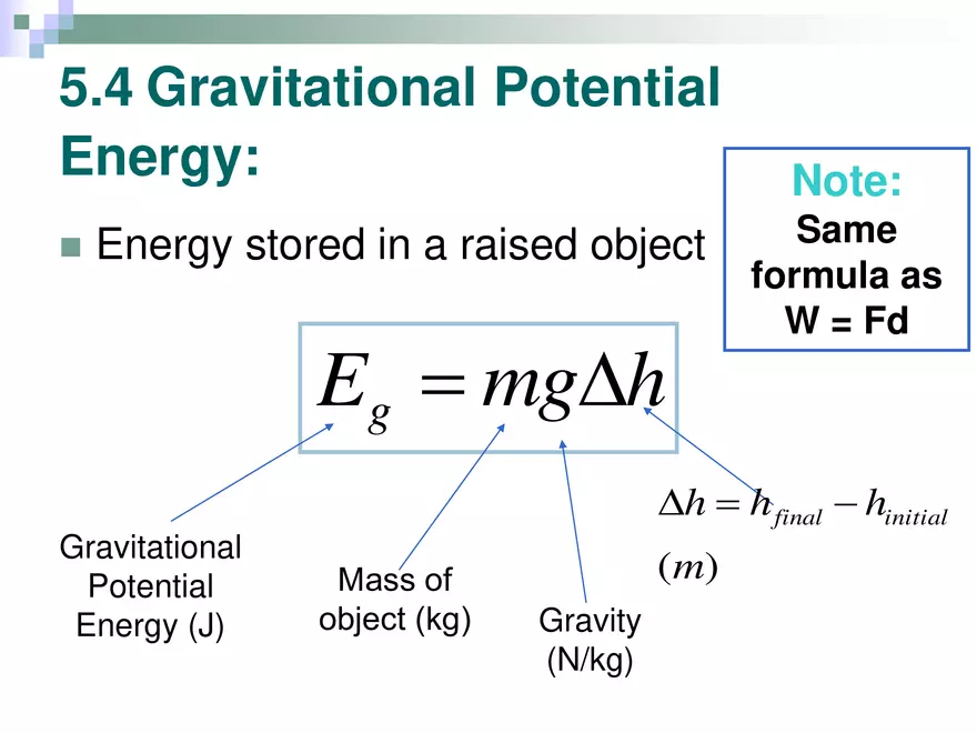 4 - WorkPowerEnergy - Kinetic, Potential and Elastic Energy - Page 2