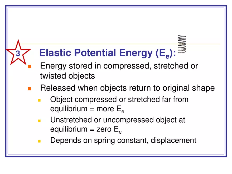 3 - WorkPowerEnergy - Types of Energy - Page 6
