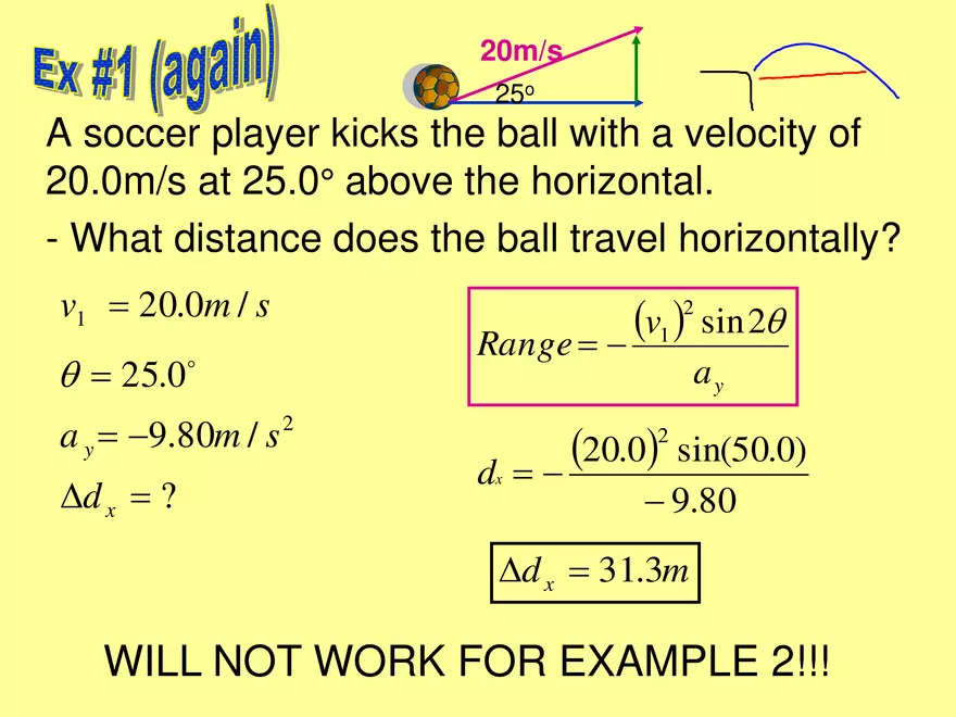 Kinematics - 7 - 2D General Launch Angle - Page 11