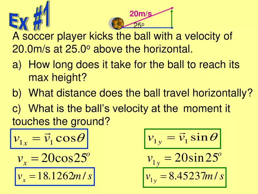 Kinematics - 7 - 2D General Launch Angle - Page 15