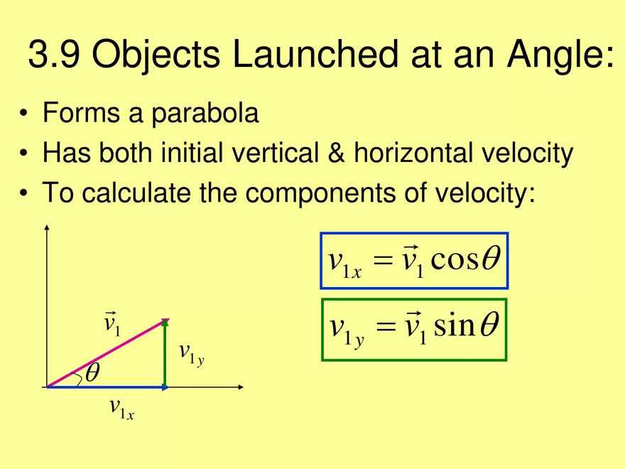 Kinematics - 7 - 2D General Launch Angle - Page 2