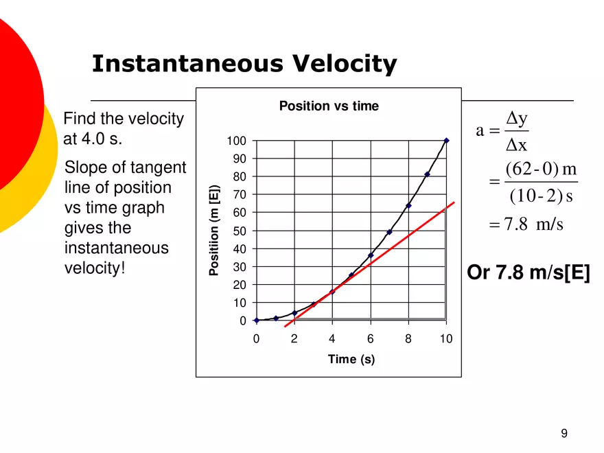 Kinematics - 4 - Acceleration - Page 18