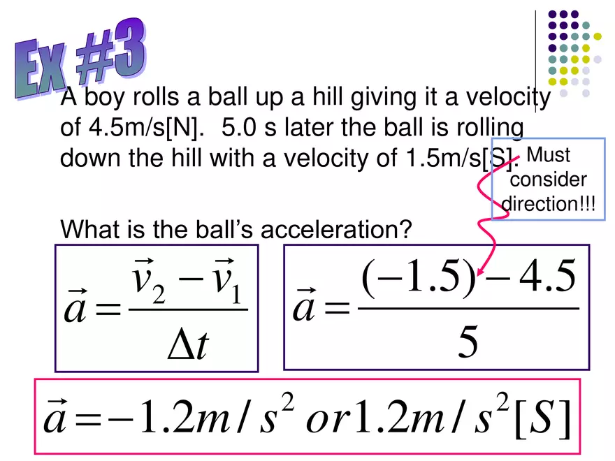 Kinematics - 3 - Velocity Time Graphs - Page 9