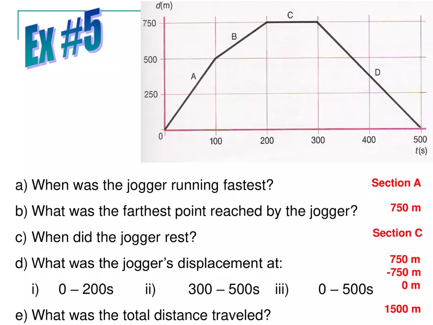 Kinematics - 2 - Displacement Time Graphs - Page 11