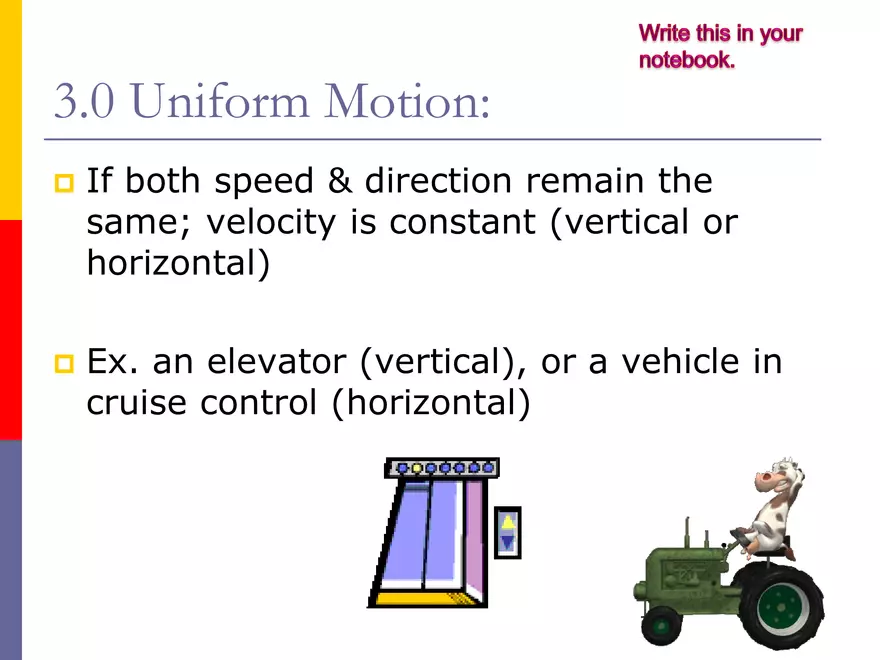 Kinematics - 1 - Uniform Motion - Page 2
