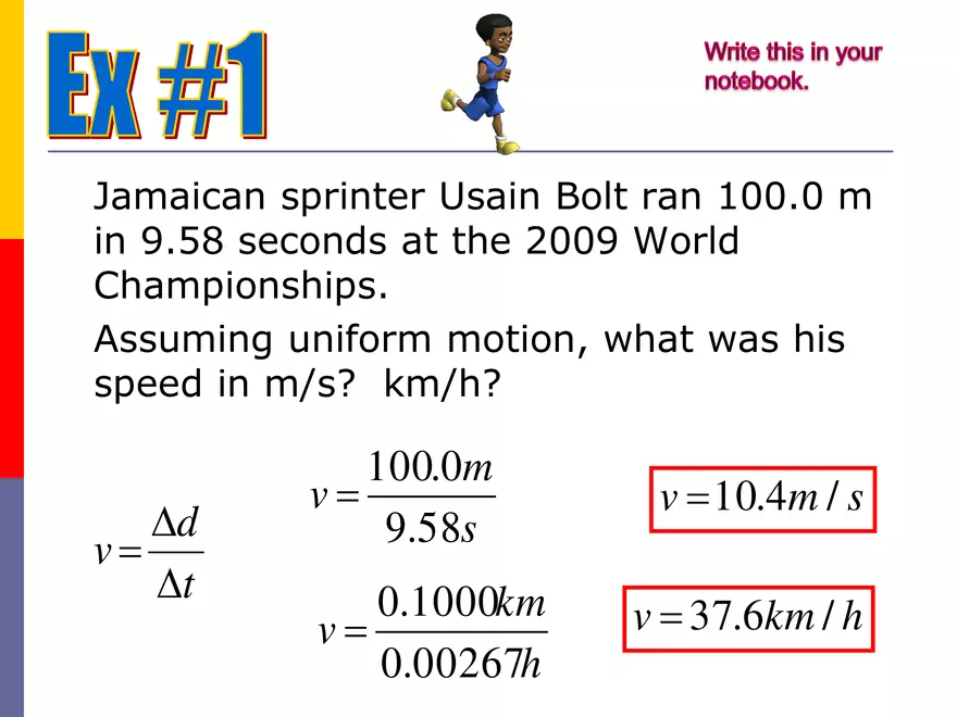 Kinematics - 1 - Uniform Motion - Page 6
