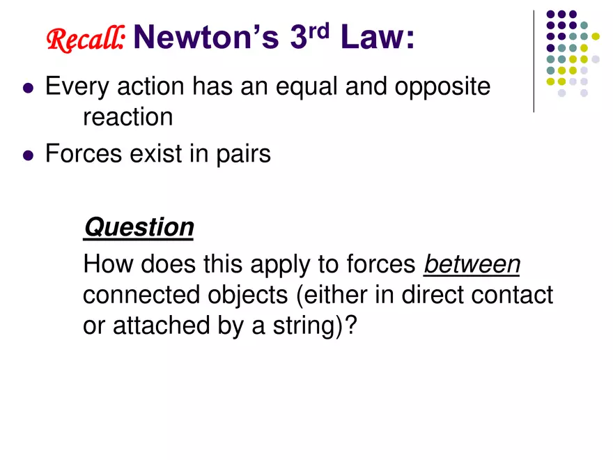 Dynamics - 5 - Newton's 3rd Law Multi-Body - Page 2