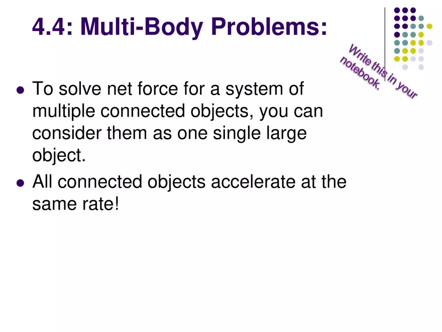 Dynamics - 3 - 2nd Law Against Gravity and Multi-Body - Page 12