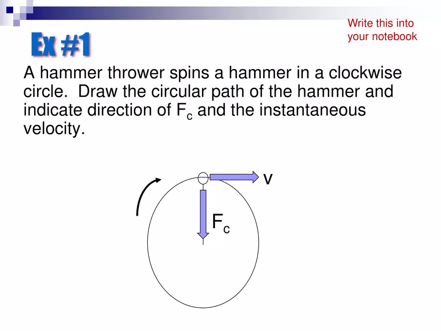 Forces - 5 - Centripetal Force - Page 4