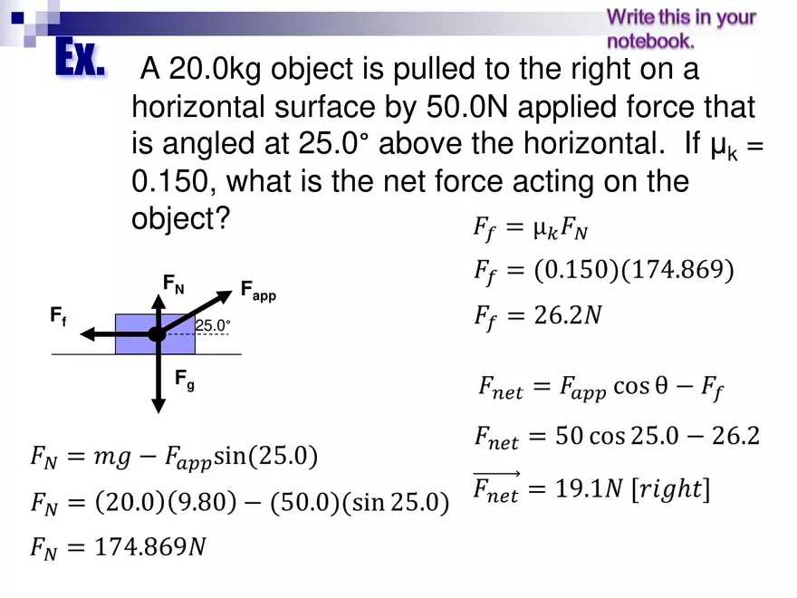 Forces - 3a - Net Force applications - Page 3