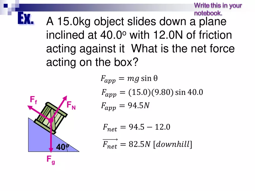 Forces - 3a - Net Force applications - Page 4