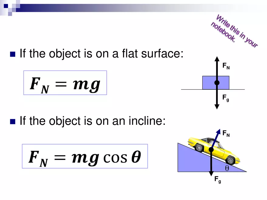 Forces - 3 - Normal and Friction Force - Page 2