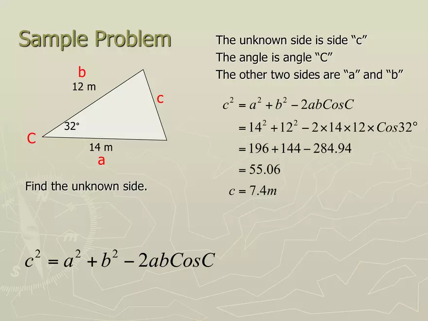 Motion - 3 - Cosine Sine Law Vector Addition - Page 10