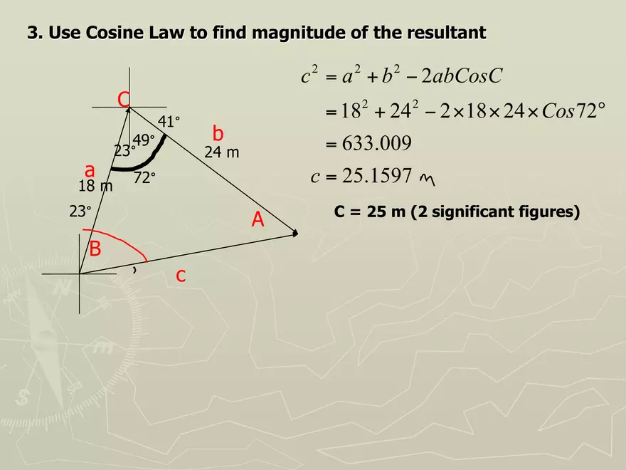 Motion - 3 - Cosine Sine Law Vector Addition - Page 15
