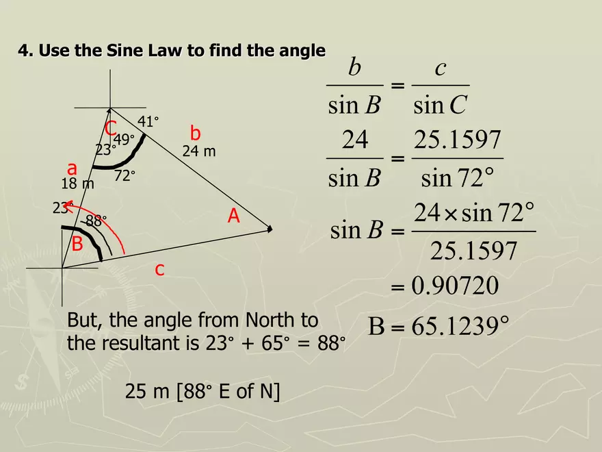 Motion - 3 - Cosine Sine Law Vector Addition - Page 16