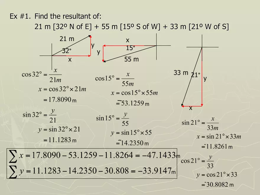 Motion - 3 - Cosine Sine Law Vector Addition - Page 5