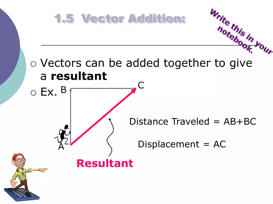 Motion - 2 - Vectors and Displacement - Page 16