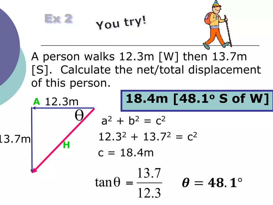 Motion - 2 - Vectors and Displacement - Page 19