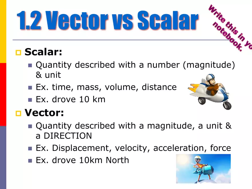 Motion - 1 - Intro Vectors Scalars - Page 11