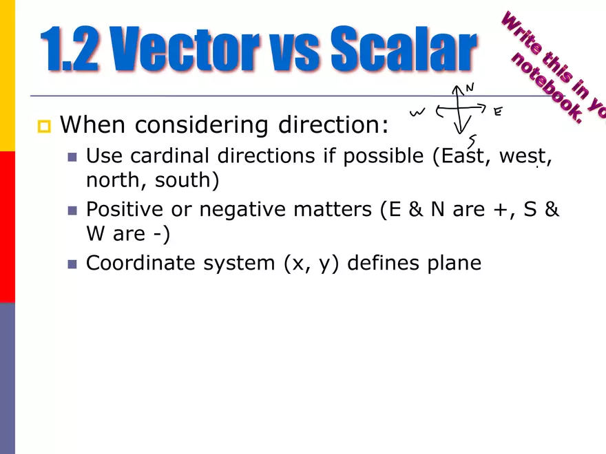 Motion - 1 - Intro Vectors Scalars - Page 12