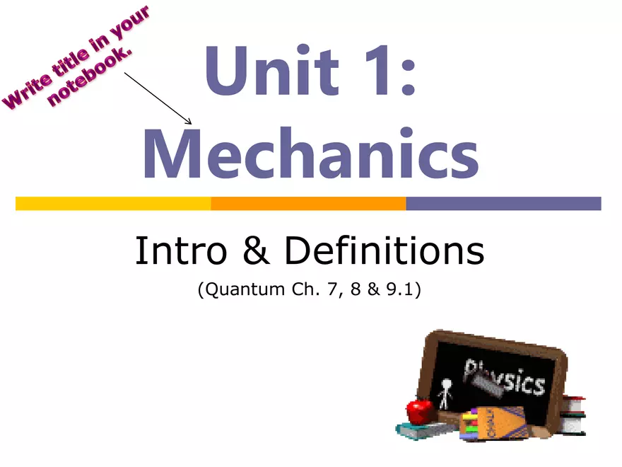 Motion - 1 - Intro Vectors Scalars - Page 2