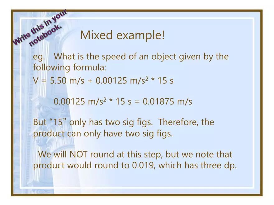 Intro - 2 - Significant Figures - Page 3
