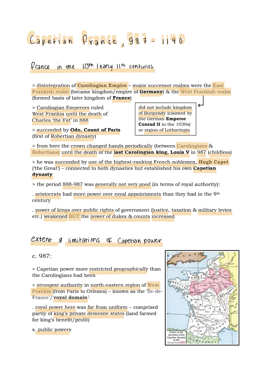 Capetian France - Page 1