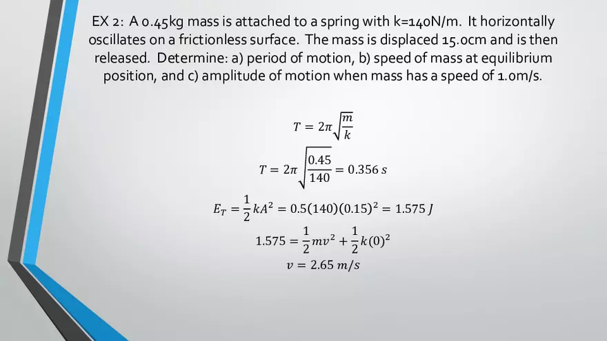 5 - Simple Harmonic Motion - Page 7