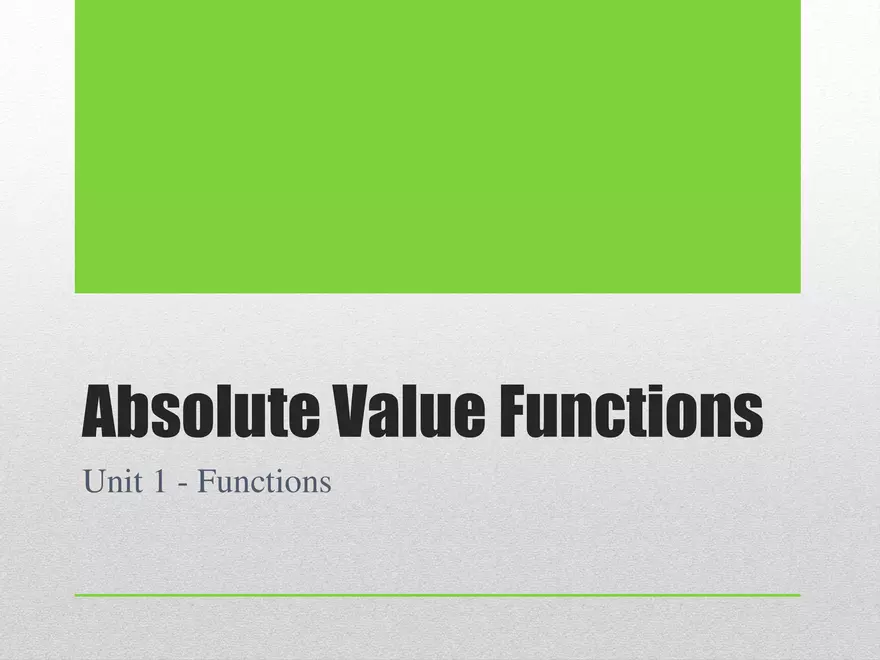 1.03C - Absolute Equations - Page 1