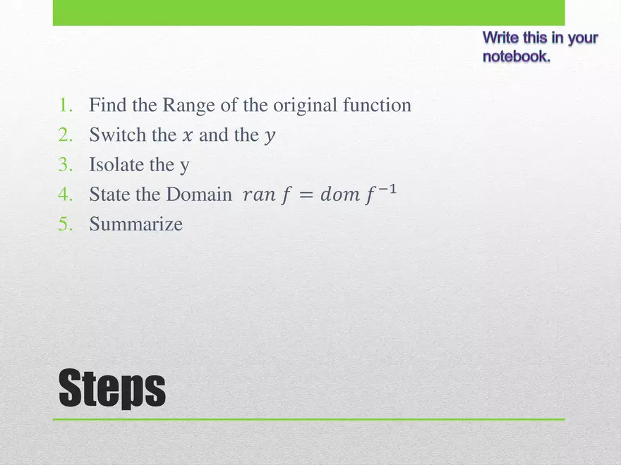 1.02E - Square Root Rule and Inverse - Page 7