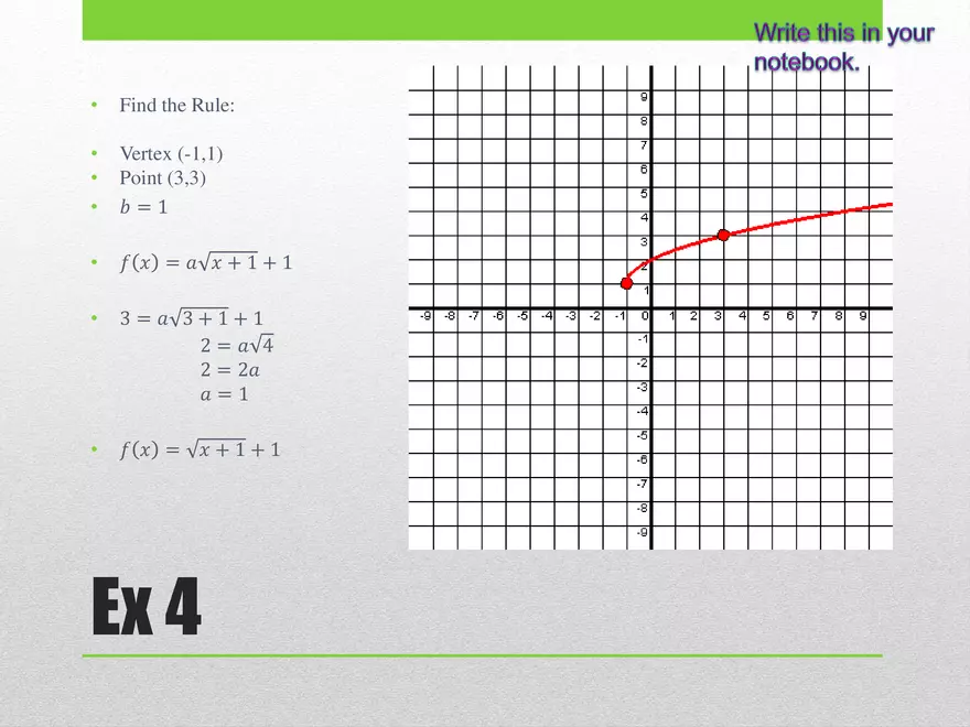 1.02E - Square Root Rule and Inverse - Page 16