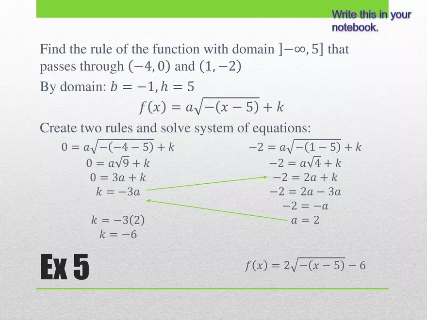 1.02E - Square Root Rule and Inverse - Page 18