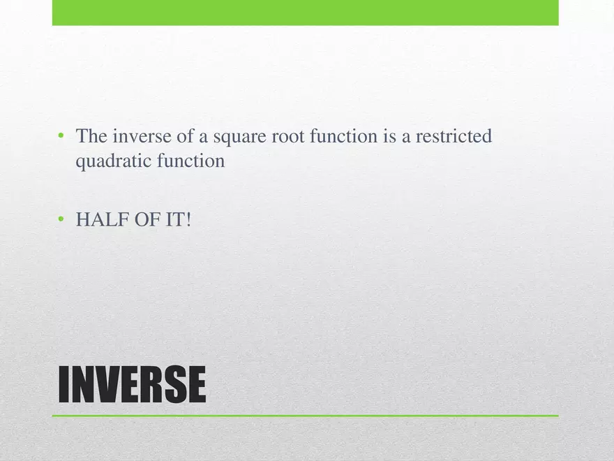 1.02E - Square Root Rule and Inverse - Page 6