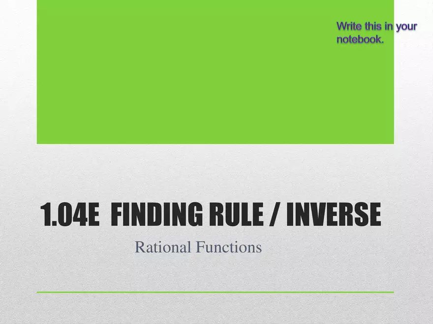1.04E - Rational Rule and Inverse - Page 2