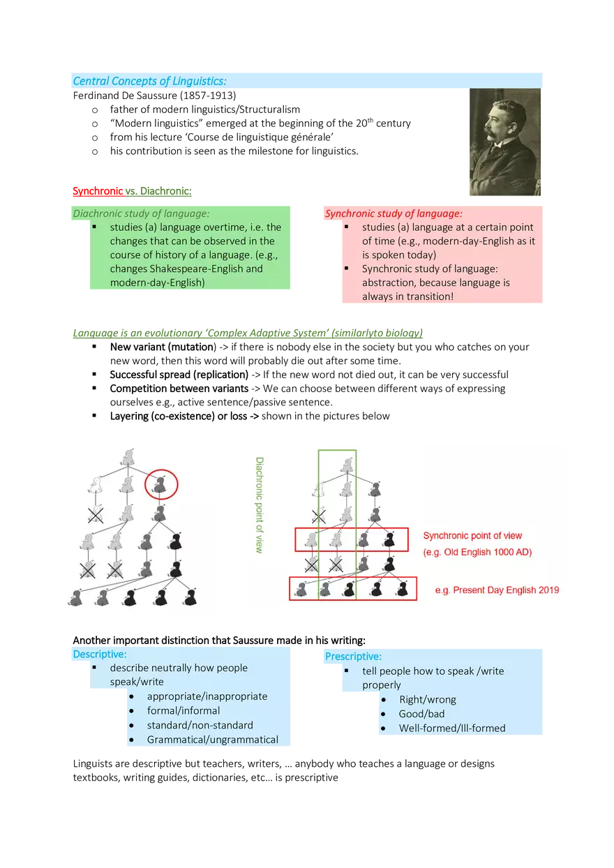Fundamentals of Linguistics: Definition Branches and Central Concepts - Page 2