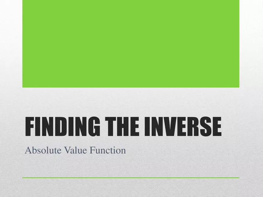 1.03E - Absolute Rule and Inverse - Page 12