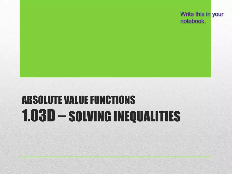 1.03D - Absolute Inequalities - Page 2