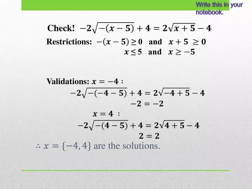 1.02C - Square Root Equations - Page 7