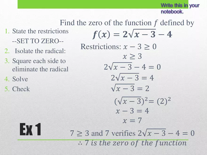 1.02C - Square Root Equations - Page 10