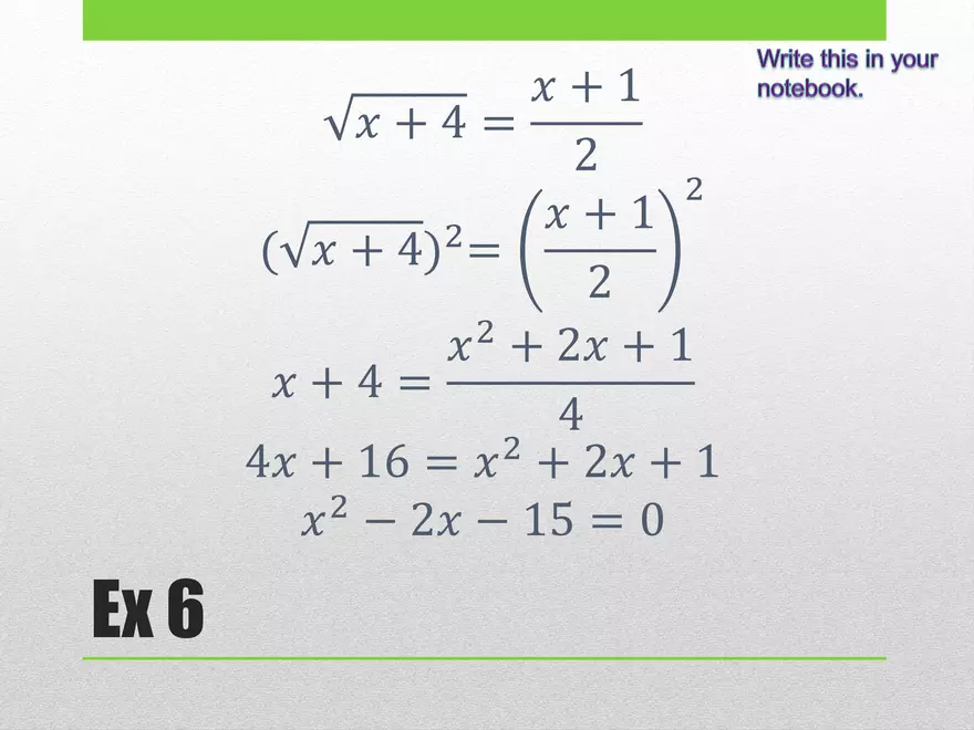 1.02C - Square Root Equations - Page 16