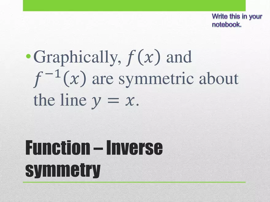 1.01 - Functions Review, Inverse, and Parameters - Page 3
