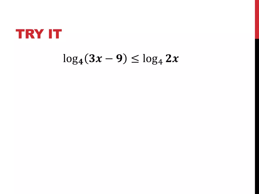 2.13 ExpLog - Logarithmic Inequalities - Page 8