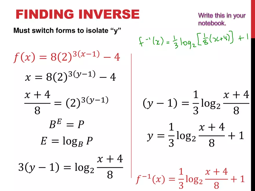 2.10 ExpLog - Inverse of Exp and Log - Page 3