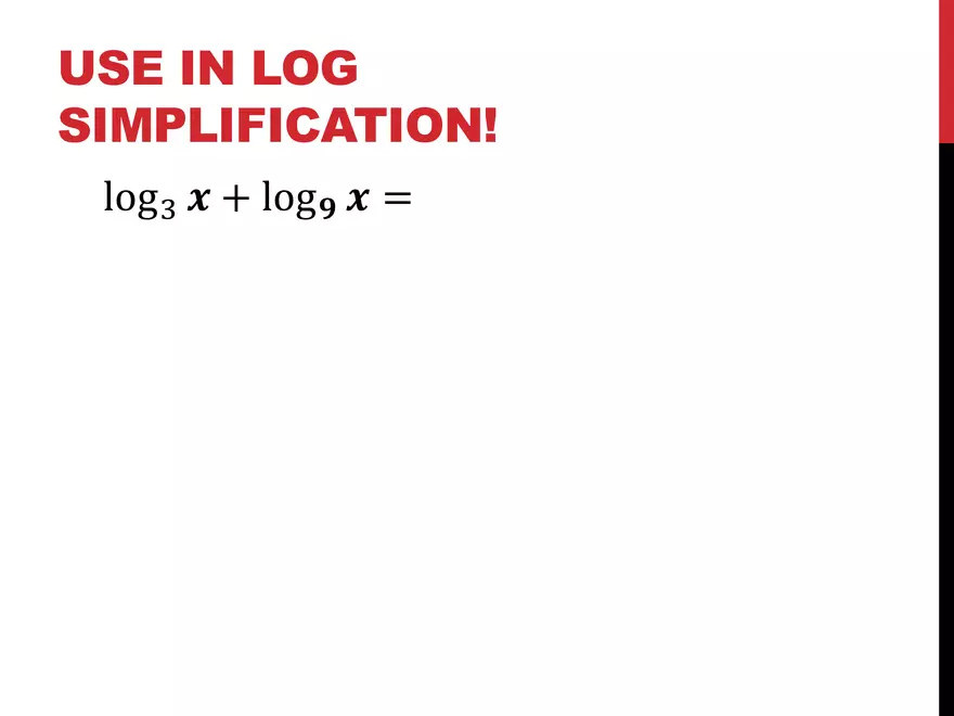 2.08 ExpLog - Logarithmic Manipulating Bases - Page 5