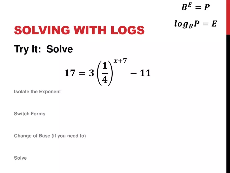 2.05 ExpLog - Logarithms Intro - Page 15