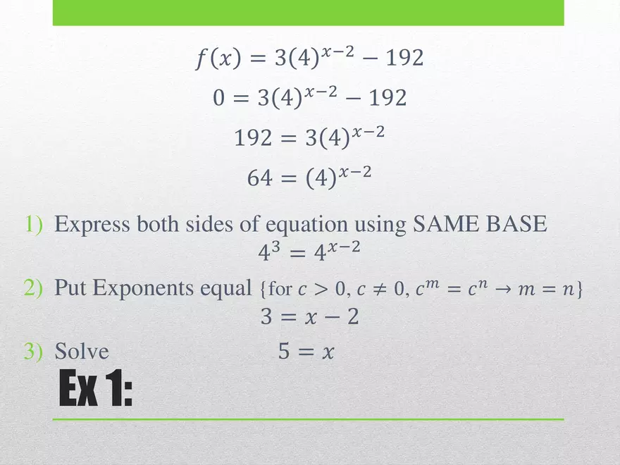 2.04 ExpLog - Exponential Equations Inequalities - Page 12