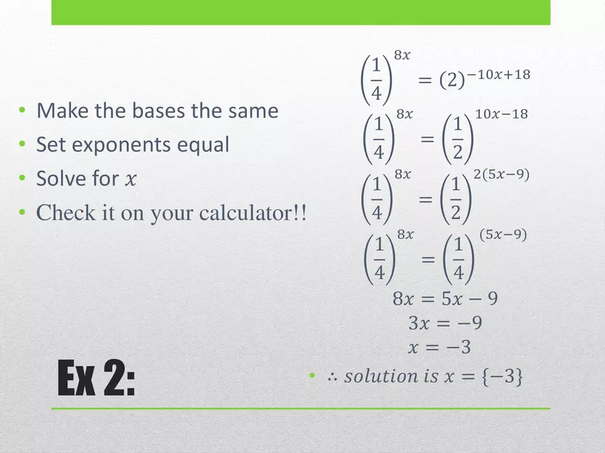 2.04 ExpLog - Exponential Equations Inequalities - Page 3